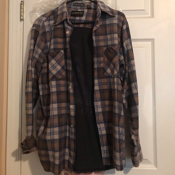 Vintage repurposed flannel - Picture 2 of 2